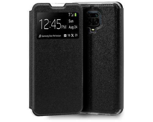 Funda COOL Flip Cover para Xiaomi Redmi Note 9S / Note 9 Pro Liso Negro