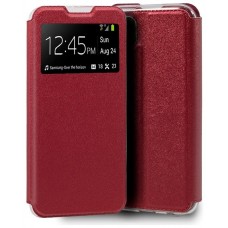Funda COOL Flip Cover para Huawei P40 Lite Liso Rojo