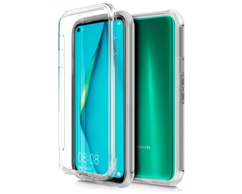 Funda COOL Silicona 3D para Huawei P40 Lite (Transparente Frontal + Trasera)