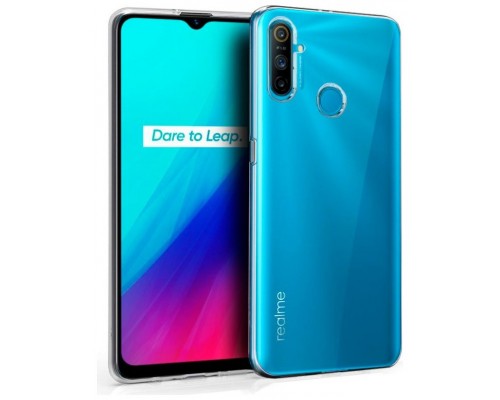 Funda COOL Silicona para Realme C3 (Transparente)