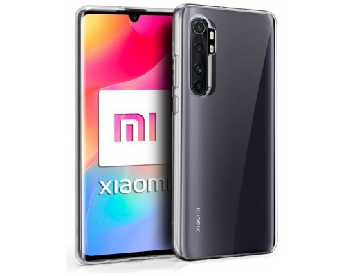 Funda COOL Silicona para Xiaomi Mi Note 10 Lite (Transparente)