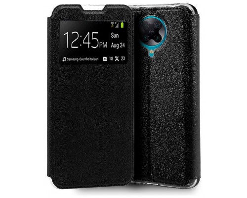 Funda COOL Flip Cover para Xiaomi Pocophone F2 Pro Liso Negro