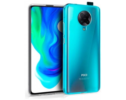 Funda COOL Silicona para Xiaomi Pocophone F2 Pro (Transparente)