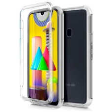 Funda COOL Silicona 3D para Samsung M315 Galaxy M31 (Transparente Frontal + Trasera)