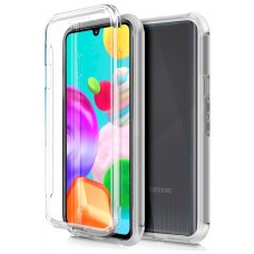 Funda COOL Silicona 3D para Samsung A415 Galaxy A41 (Transparente Frontal + Trasera)