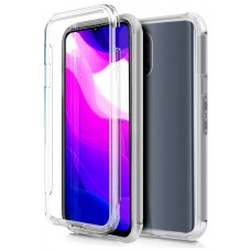 Funda COOL Silicona 3D para Xiaomi Mi 10 Lite (Transparente Frontal + Trasera)