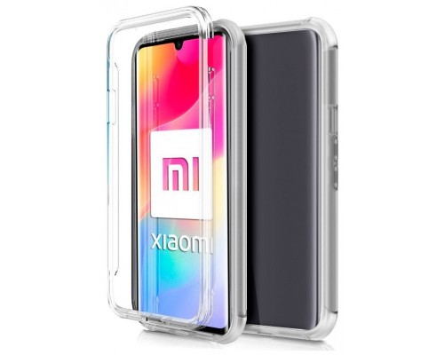 Funda COOL Silicona 3D para Xiaomi Mi Note 10 Lite (Transparente Frontal + Trasera)