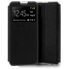 Funda COOL Flip Cover para Xiaomi Mi 10 Lite Liso Negro