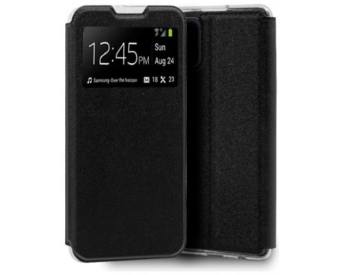 Funda COOL Flip Cover para Xiaomi Mi 10 Lite Liso Negro