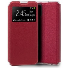 Funda COOL Flip Cover para Xiaomi Mi 10 Lite Liso Rojo