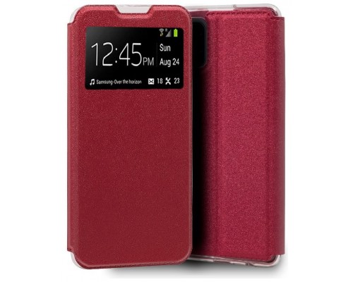 Funda COOL Flip Cover para Xiaomi Mi 10 Lite Liso Rojo