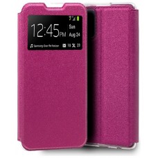 Funda COOL Flip Cover para Xiaomi Mi 10 Lite Liso Rosa