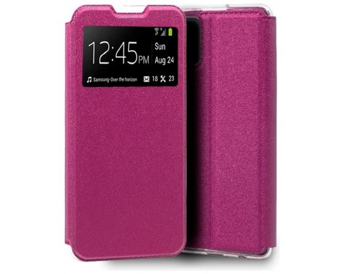Funda COOL Flip Cover para Xiaomi Mi 10 Lite Liso Rosa