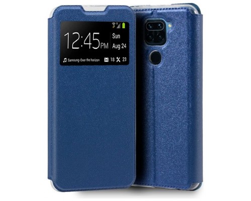 Funda COOL Flip Cover para Xiaomi Redmi Note 9 Liso Azul