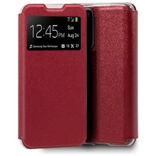 Funda COOL Flip Cover para Huawei P40 Liso Rojo