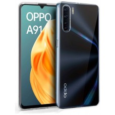 Funda COOL Silicona para Oppo A91 Transparente