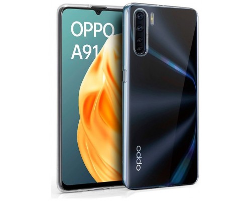 Funda COOL Silicona para Oppo A91 Transparente