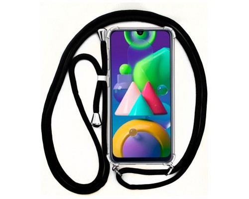 Carcasa COOL para Samsung M215 Galaxy M21 Cordón Negro
