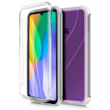 Funda COOL Silicona 3D para Huawei Y6p (Transparente Frontal + Trasera)