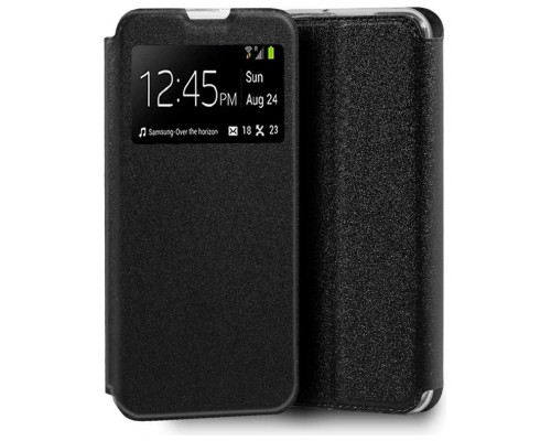 Funda COOL Flip Cover para Huawei Y5p Liso Negro