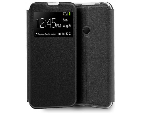 Funda COOL Flip Cover para Huawei Y6p Liso Negro