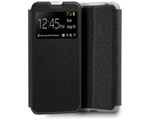 Funda COOL Flip Cover para Xiaomi Mi Note 10 Lite Liso Negro