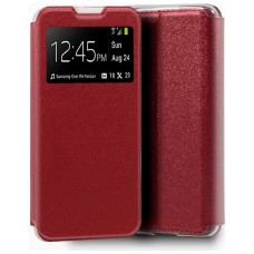 Funda COOL Flip Cover para Xiaomi Mi Note 10 Lite Liso Rojo