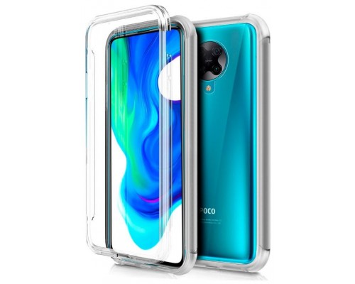 Funda COOL Silicona 3D para Xiaomi Pocophone F2 Pro (Transparente Frontal + Trasera)