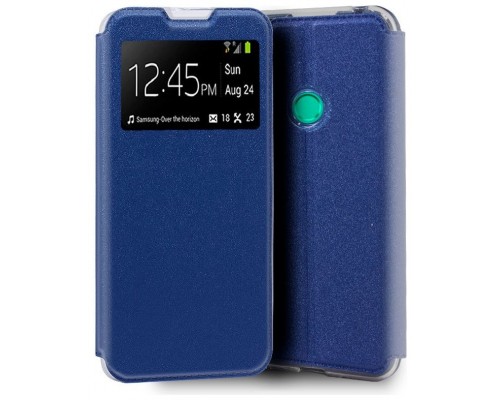 Funda COOL Flip Cover para Huawei P Smart 2020 Liso Azul