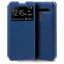 Funda COOL Flip Cover para LG K41s / K51s Liso Azul