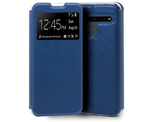 Funda COOL Flip Cover para LG K41s / K51s Liso Azul