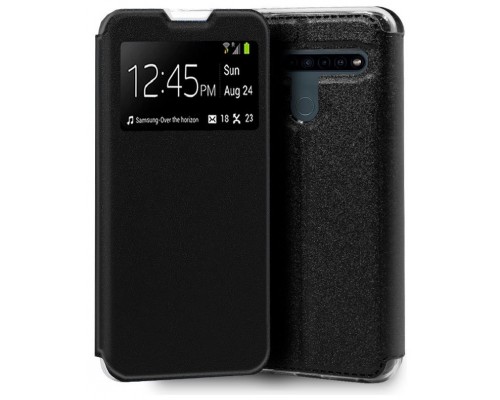 Funda COOL Flip Cover para LG K41s / K51s Liso Negro