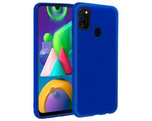 Funda COOL Silicona para Samsung M215 Galaxy M21 (Azul)