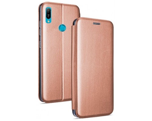 Funda COOL Flip Cover para Huawei Y6 (2019) / Y6s / Honor 8A Elegance Rose Gold