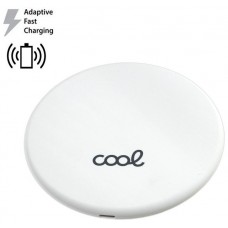 Dock Base Cargador Smartphones Inalámbrico Qi Universal COOL (Carga Rápida) Blanco