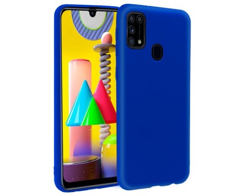 Funda COOL Silicona para Samsung M315 Galaxy M31 (Azul)