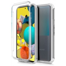 Funda COOL Silicona 3D para Samsung A515 Galaxy A51 5G (Transparente Frontal + Trasera)