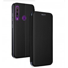 Funda COOL Flip Cover para Huawei Y6p Elegance Negro