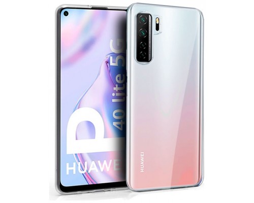 Funda COOL Silicona para Huawei P40 Lite 5G (Transparente)