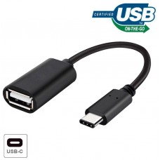 Cable Entrada USB OTG Tipo-C Universal COOL (Negro)