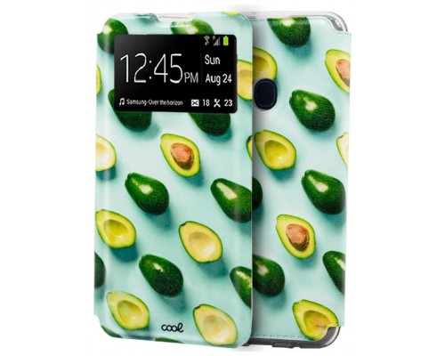 Funda COOL Flip Cover para Samsung M215 Galaxy M21 Dibujos Aguacates