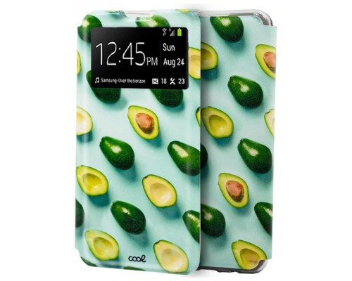 Funda COOL Flip Cover para Samsung A415 Galaxy A41 Dibujos Aguacates