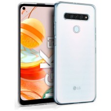 Funda COOL Silicona para LG K61 (Transparente)