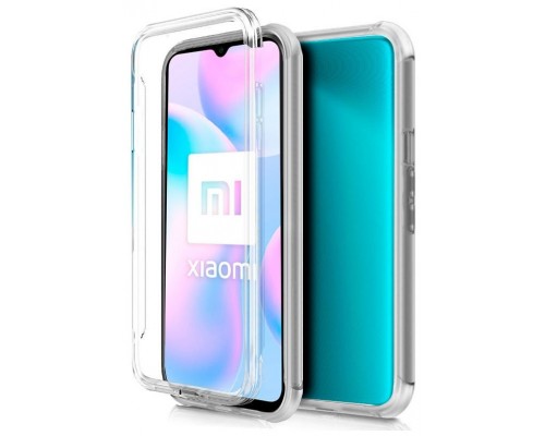 Funda COOL Silicona 3D para Xiaomi Redmi 9A / 9AT (Transparente Frontal + Trasera)