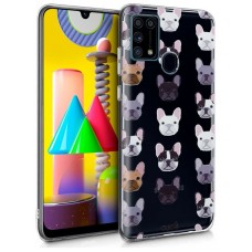 Carcasa COOL para Samsung M315 Galaxy M31 Clear Dogs