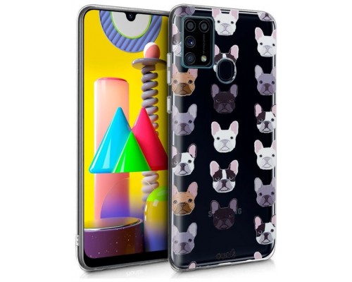 Carcasa COOL para Samsung M315 Galaxy M31 Clear Dogs