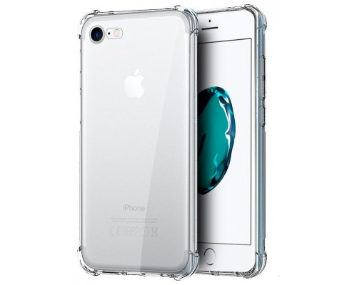 Carcasa COOL para iPhone 7 / 8 / SE (2020) / SE (2022) AntiShock Transparente