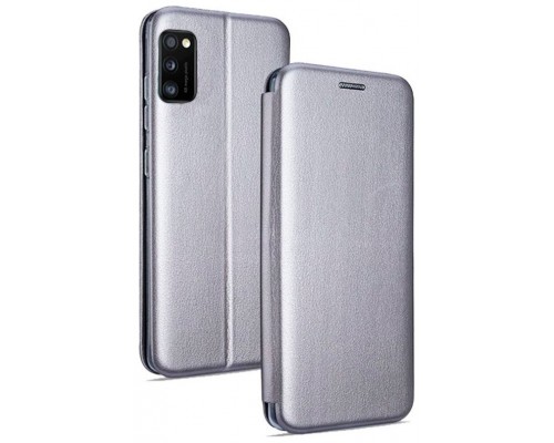 Funda COOL Flip Cover para Samsung A415 Galaxy A41 Elegance Plata