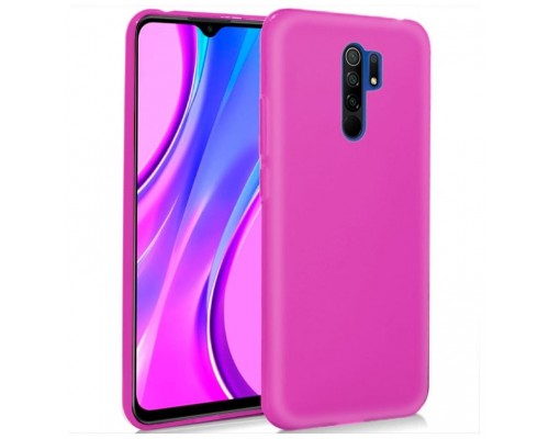 Funda COOL Silicona para Xiaomi Redmi 9 (Rosa)