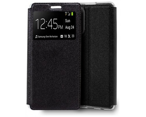 Funda COOL Flip Cover para Samsung N985 Galaxy Note 20 Ultra Liso Negro